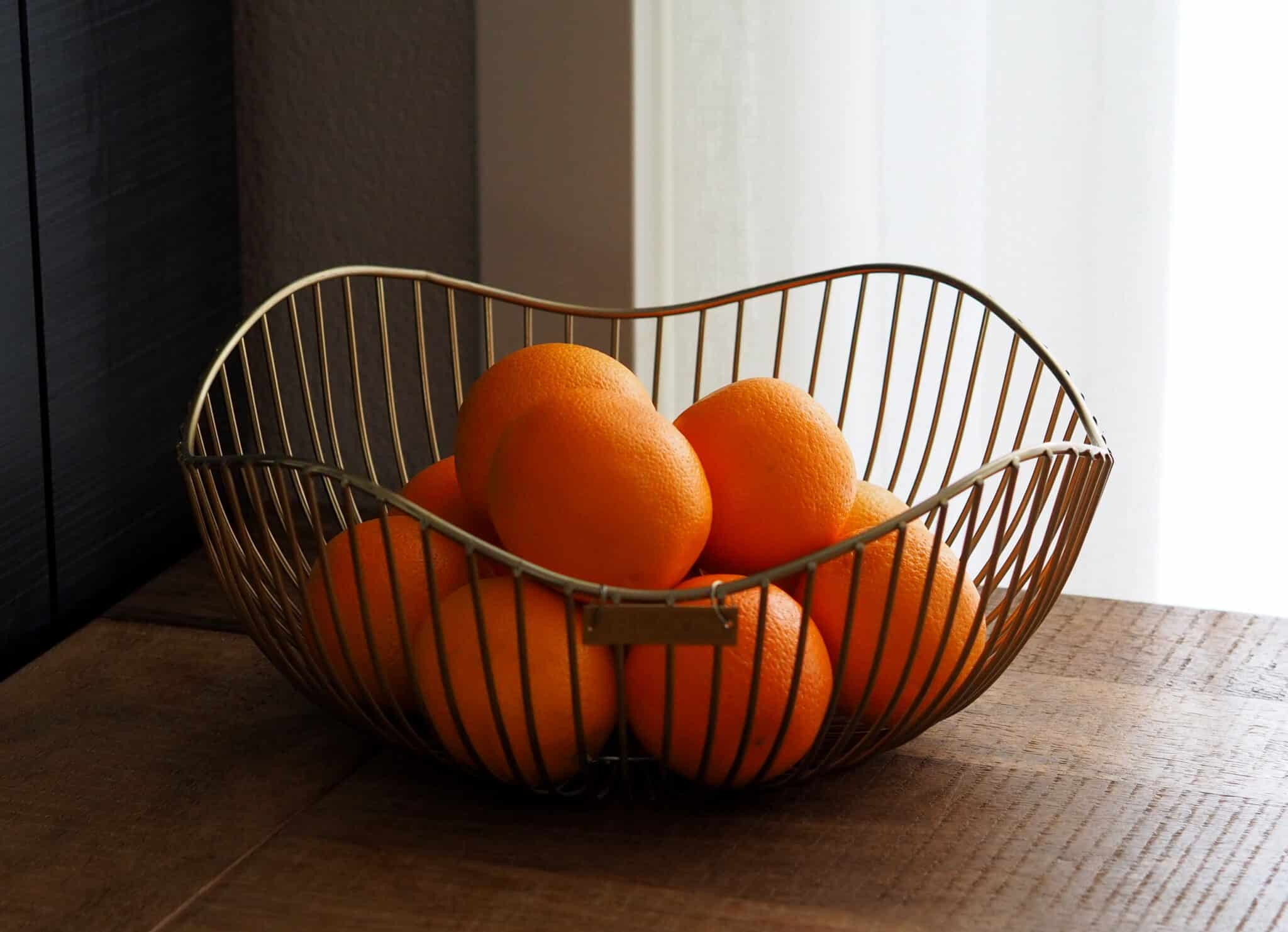 Fruitschaal metaal