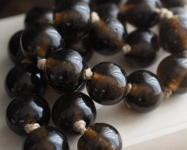 Luxe kralenketting gerecycled glas