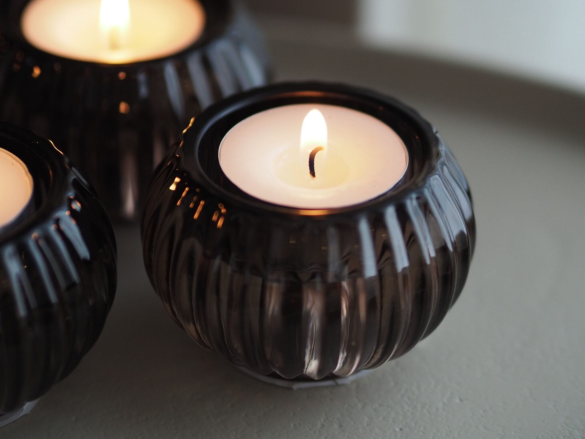 Mini waxinelichthouder | bruin